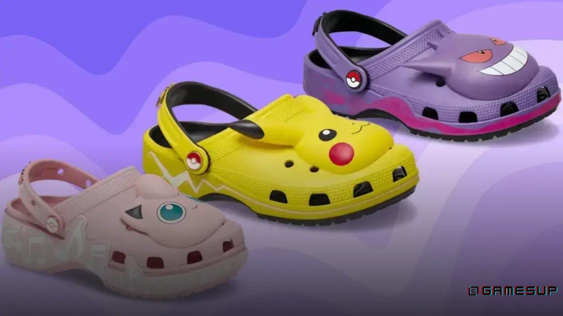 coleção de Crocs Pokémon