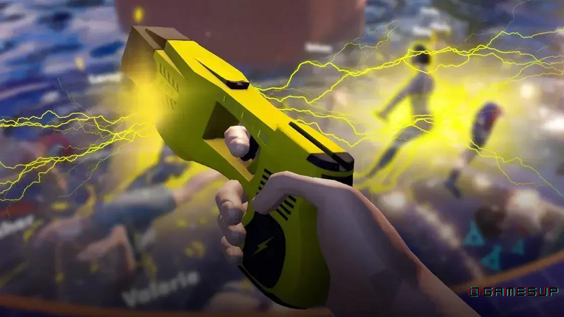 como desbloquear Taser no Waterpark Simulator