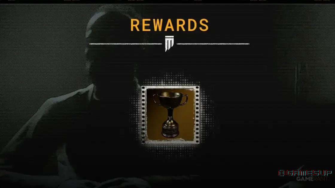 troféu dourado The Outlast Trials