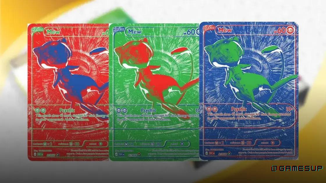 cartas Mew Pokémon