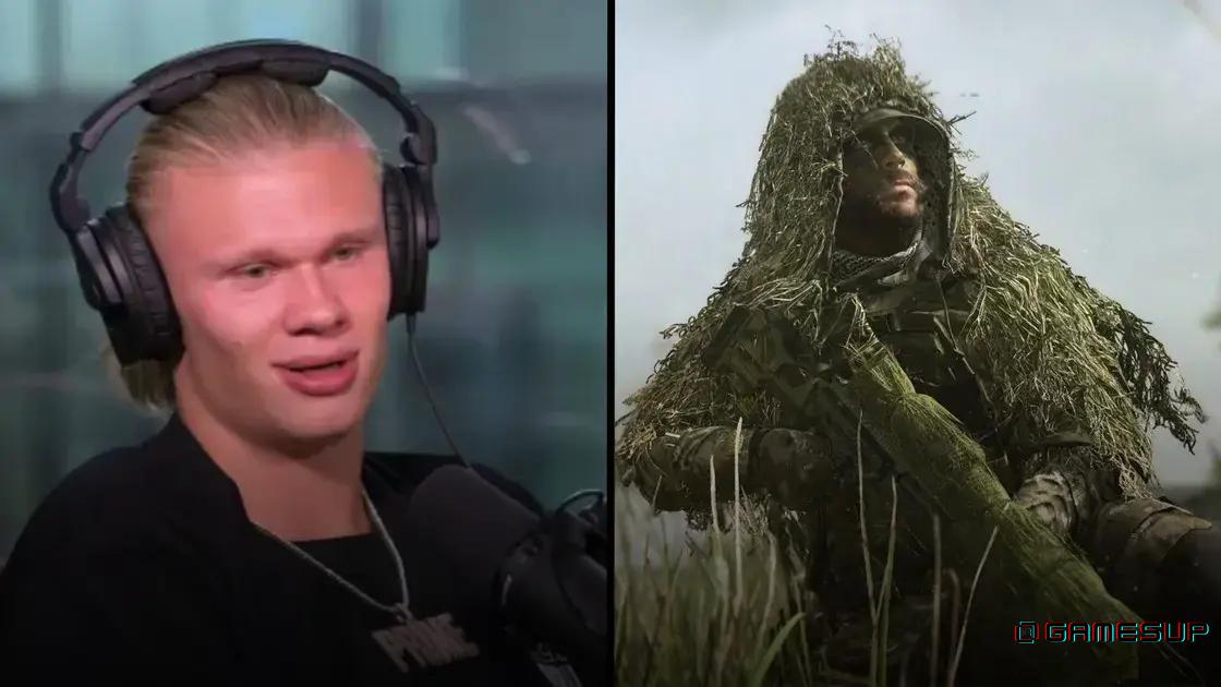 Haaland no Call of Duty